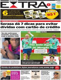 Capa do jornal Extra 19/11/2022