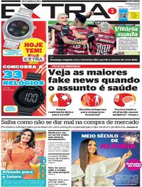 Capa do jornal Extra 22/05/2022