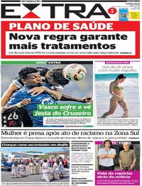 Capa do jornal Extra 22/09/2022