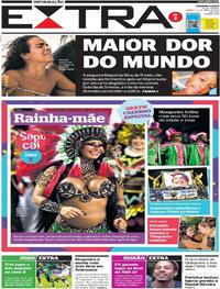 Capa do jornal Extra 23/04/2022