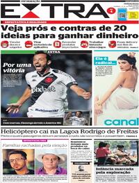 Capa do jornal Extra 23/10/2022