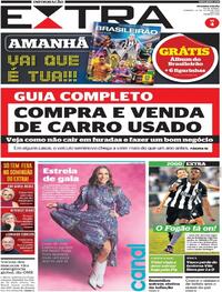 Capa do jornal Extra 24/07/2022