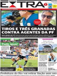 Capa do jornal Extra 24/10/2022