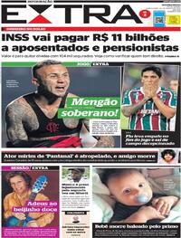 Capa do jornal Extra 25/08/2022