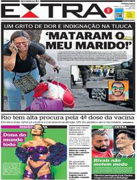 Capa do jornal Extra 26/03/2022