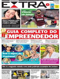 Capa do jornal Extra 26/06/2022