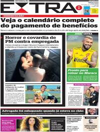 Capa do jornal Extra 26/07/2022