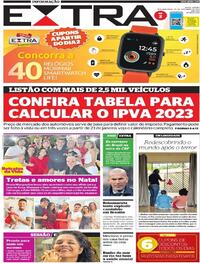 Capa do jornal Extra 26/12/2022