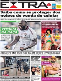Capa do jornal Extra 27/06/2022