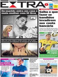 Capa do jornal Extra 27/07/2022