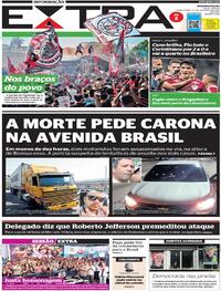Capa do jornal Extra 27/10/2022