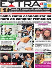 Capa do jornal Extra 28/03/2022