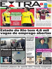 Capa do jornal Extra 28/06/2022