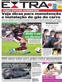 Capa do jornal Extra 28/07/2022
