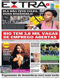 Capa do jornal Extra 30/03/2022