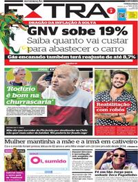 Capa do jornal Extra 30/04/2022