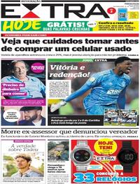 Capa do jornal Extra 30/05/2022