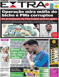 Capa do jornal Extra 30/11/2022