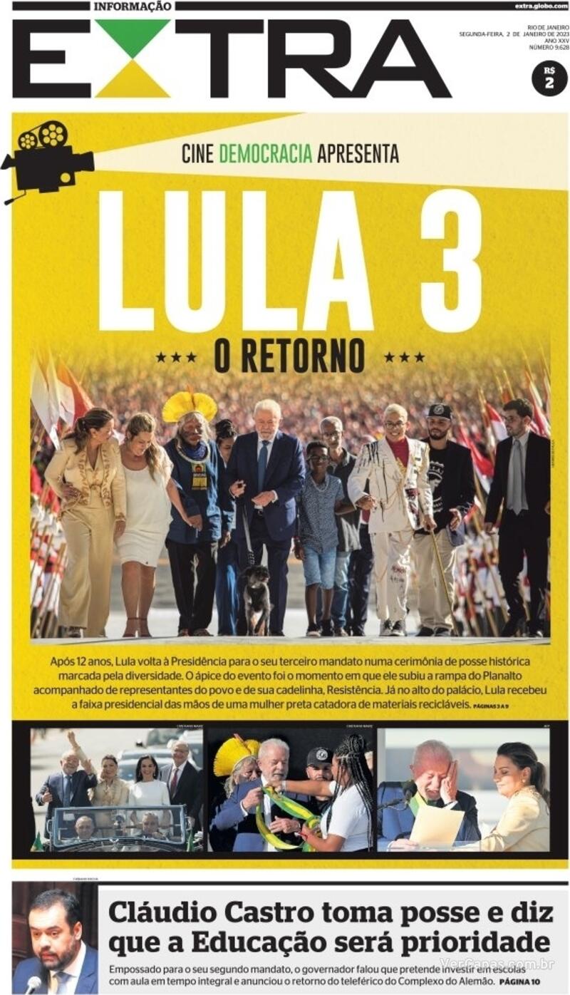 Capa Extra Quinta13 De Janeiro De 2022 