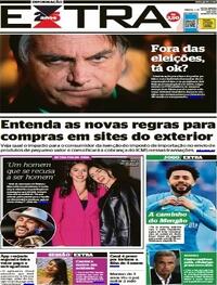 Capa do jornal Extra 01/07/2023