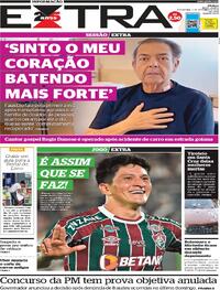 Capa do jornal Extra 01/09/2023