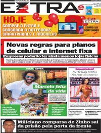 Capa do jornal Extra 01/11/2023