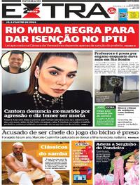 Capa do jornal Extra 01/12/2023