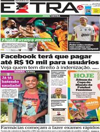 Capa do jornal Extra 02/08/2023