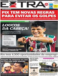 Capa do jornal Extra 03/05/2023