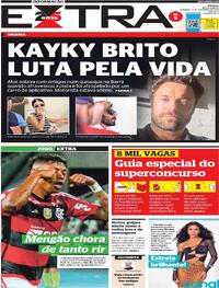 Capa do jornal Extra 03/09/2023