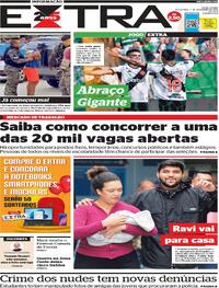 Capa do jornal Extra 03/11/2023