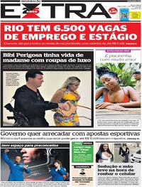 Capa do jornal Extra 04/04/2023