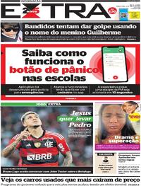 Capa do jornal Extra 04/07/2023