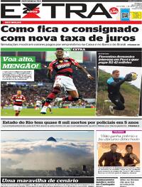 Capa do jornal Extra 04/08/2023