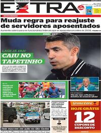 Capa do jornal Extra 04/10/2023