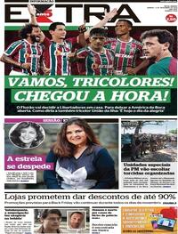 Capa do jornal Extra 04/11/2023