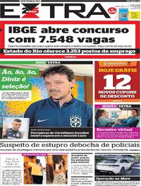 Capa do jornal Extra 05/07/2023