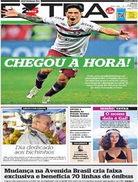 Capa do jornal Extra 05/10/2023