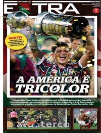 Capa do jornal Extra 05/11/2023