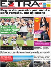 Capa do jornal Extra 06/03/2023