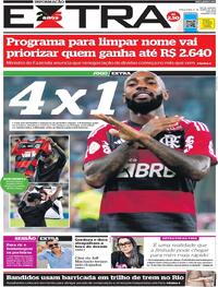 Capa do jornal Extra 06/06/2023