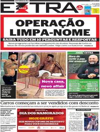 Capa do jornal Extra 07/06/2023