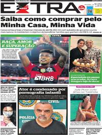 Capa do jornal Extra 07/07/2023