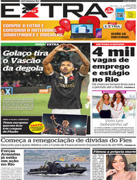Capa do jornal Extra 07/11/2023