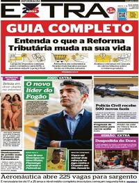 Capa do jornal Extra 08/07/2023