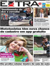 Capa do jornal Extra 08/08/2023