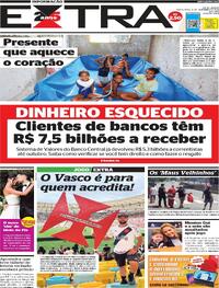 Capa do jornal Extra 08/12/2023