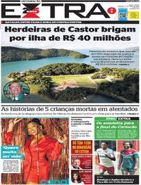 Capa do jornal Extra 09/04/2023