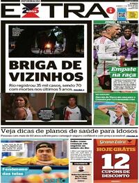 Capa do jornal Extra 09/07/2023