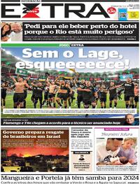 Capa do jornal Extra 09/10/2023